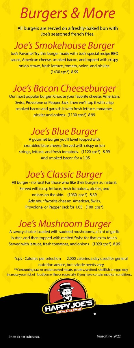 Images Happy Joe's Pizza & Ice Cream - Muscatine- Grandview