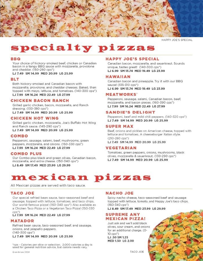 Images Happy Joe's Pizza & Ice Cream - Muscatine- Grandview