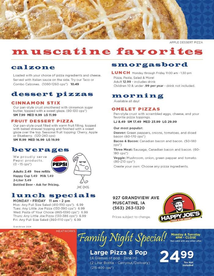 Images Happy Joe's Pizza & Ice Cream - Muscatine- Grandview