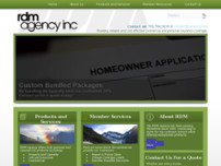 RDM Insurance Agency, Inc. website screenshot