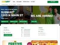 Website Screenshot Subway