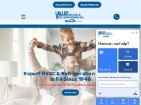 Website Screenshot Valley Heating & Air Conditioning