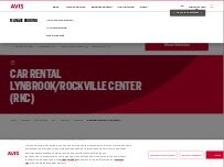 Website Screenshot Avis Car Rental