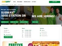 Website Screenshot Subway