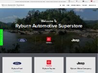 Website Screenshot Ryburn Motor Company