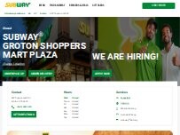 Website Screenshot Subway