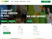 Website Screenshot Subway