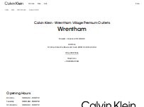 Website Screenshot Calvin Klein
