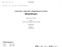 Website Screenshot Calvin Klein