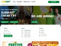 Website Screenshot Subway