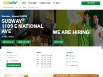 Website Screenshot Subway