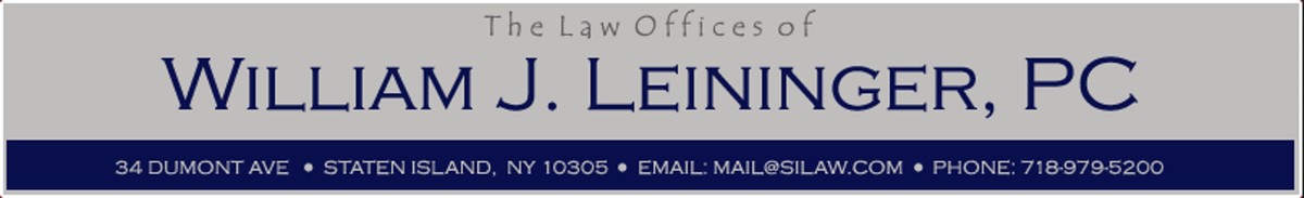 William J. Leininger, PC Logo