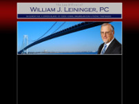 William J. Leininger, PC website screenshot