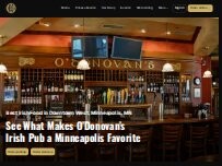 Website Screenshot O'Donovan's Irish Pub