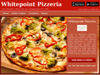 Whitepoint Pizzeria and Restaurant website screenshot