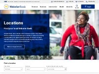 Website Screenshot Webster Bank - CLOSED