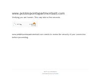 Website Screenshot Pebble Point Apartments