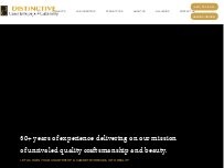 Website Screenshot Distinctive Countertops and Cabinetry