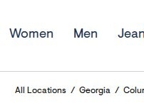 Website Screenshot Aéropostale