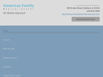 Americas Family Medical Center website screenshot