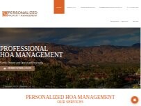 Website Screenshot Personalized Property Management