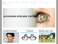 ACUVISION EYECARE CENTER website screenshot