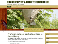 Connor's Pest & Termite Control Inc. website screenshot