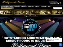 Website Screenshot Hollywood Piano