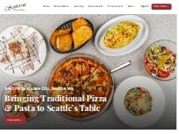 Website Screenshot Santorini Pizza & Pasta
