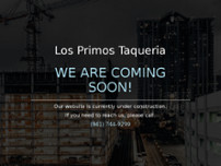 Los Primos Taqueria website screenshot