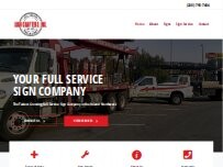 Website Screenshot Sign Crafters