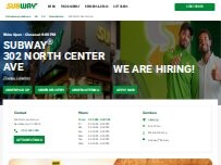 Website Screenshot Subway