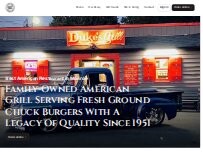 Website Screenshot Duke's Grill