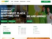 Website Screenshot Subway