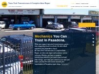 Website Screenshot Trans-Tech Transmission