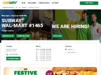 Website Screenshot Subway