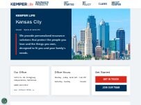 Website Screenshot Kemper Life