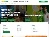 Website Screenshot Subway