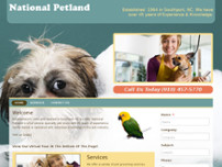 National Petland website screenshot