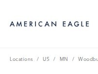 Website Screenshot American Eagle