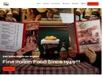 Website Screenshot Miceli's Italian Restaurant