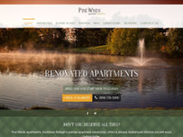 Pine Winds Apartments website screenshot