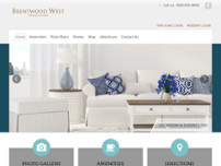 Brentwood West Apartments website screenshot