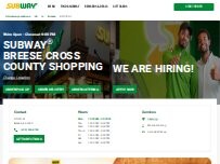 Website Screenshot Subway