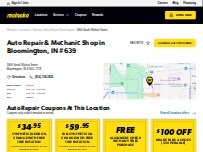 Website Screenshot Meineke Car Care Center