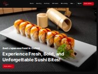 Website Screenshot Fuji Japanese Cuisine
