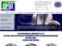 Ohio Broach & Machine Company website screenshot