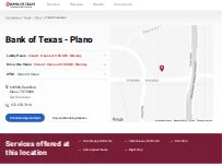 Website Screenshot Bank of Texas