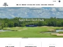 Website Screenshot Split Rail Golf Club