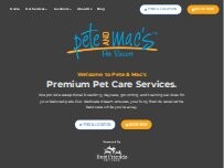 Website Screenshot Pete & Mac's Recreational Resort
